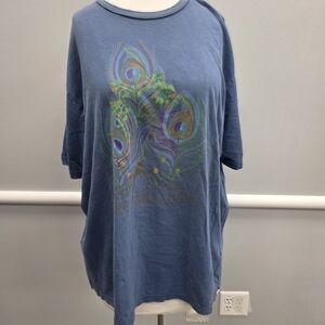 Crosby Stills & Nash Graphic Men's Blue Tee